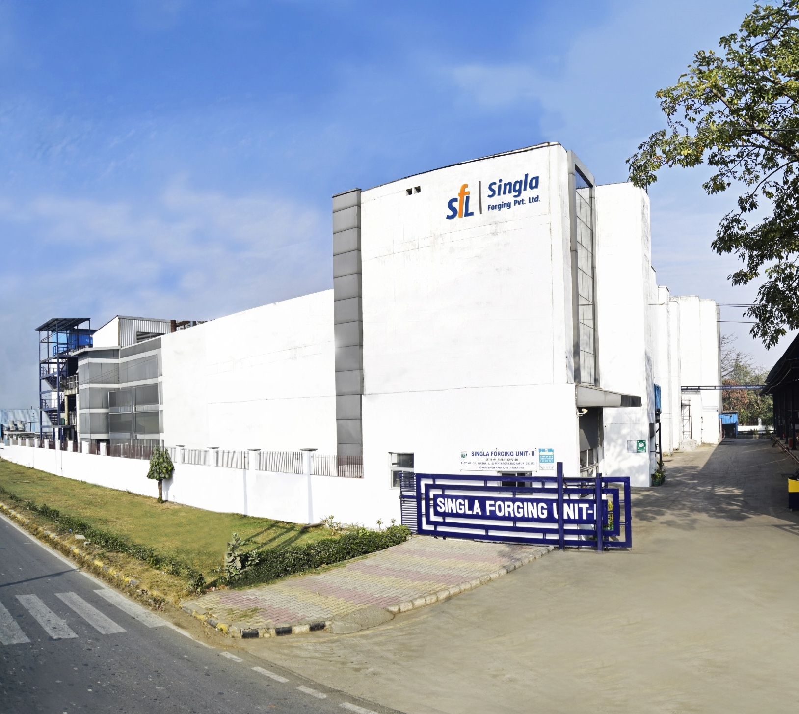 Arial view of Singla Forging Pvt. Ltd.