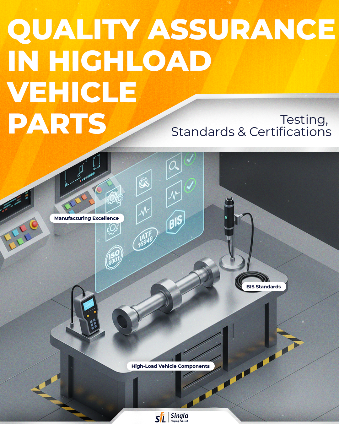Quality Assurance in High-Load Vehicle Parts: Testing, Standards & Certifications