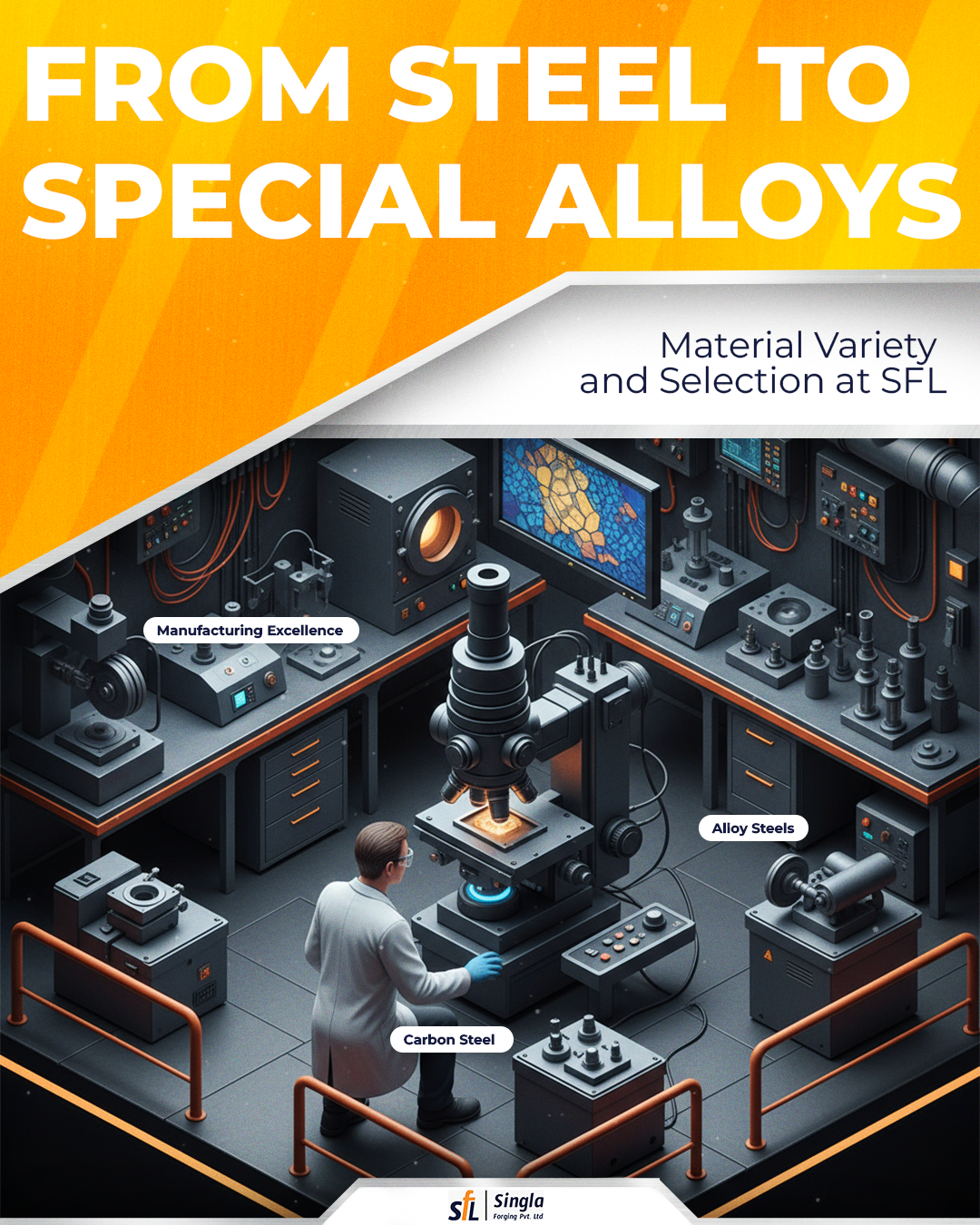 From Steel to Special Alloys: Material Variety and Selection at SFL