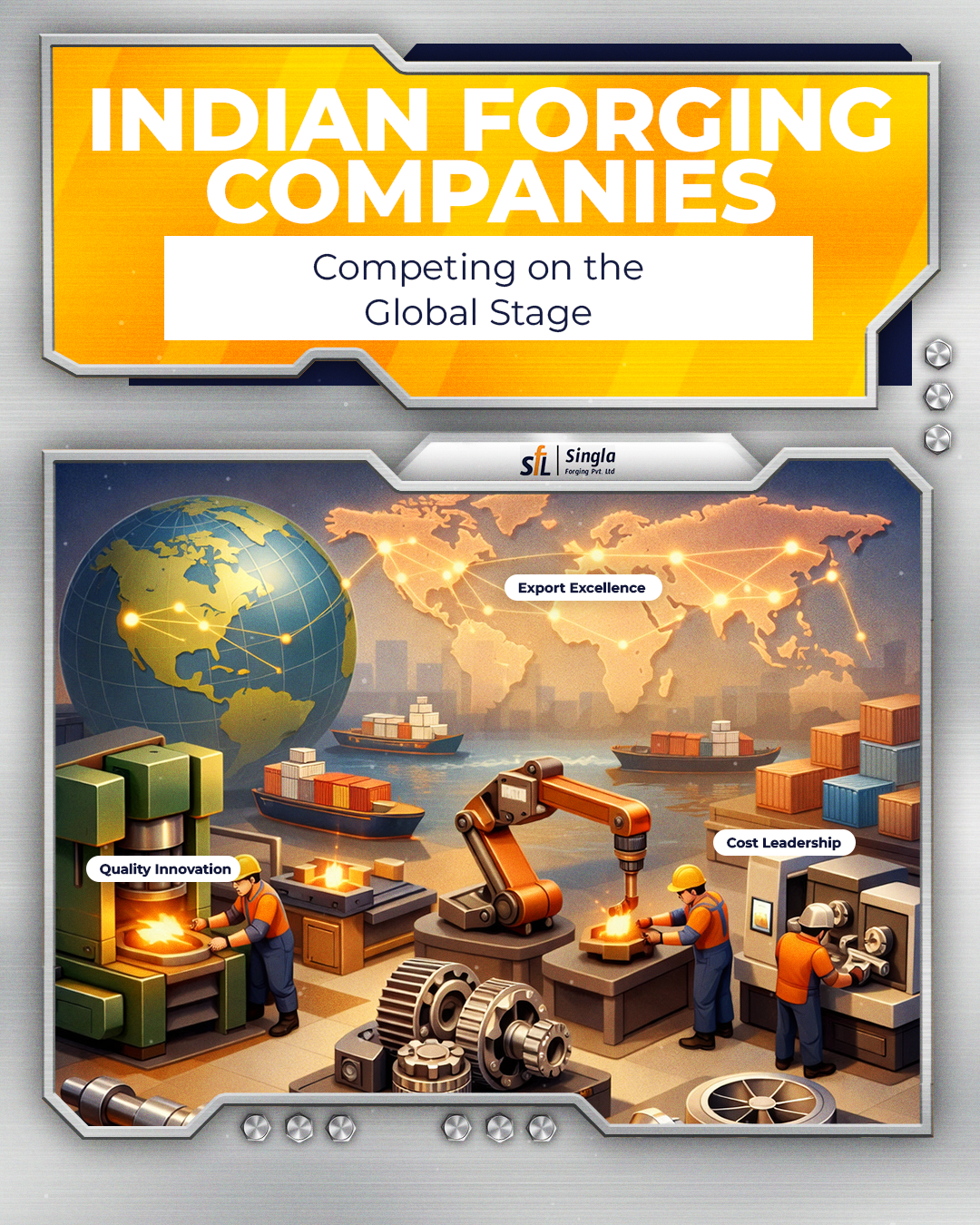 How Indian Forging Companies Are Competing on the Global Stage