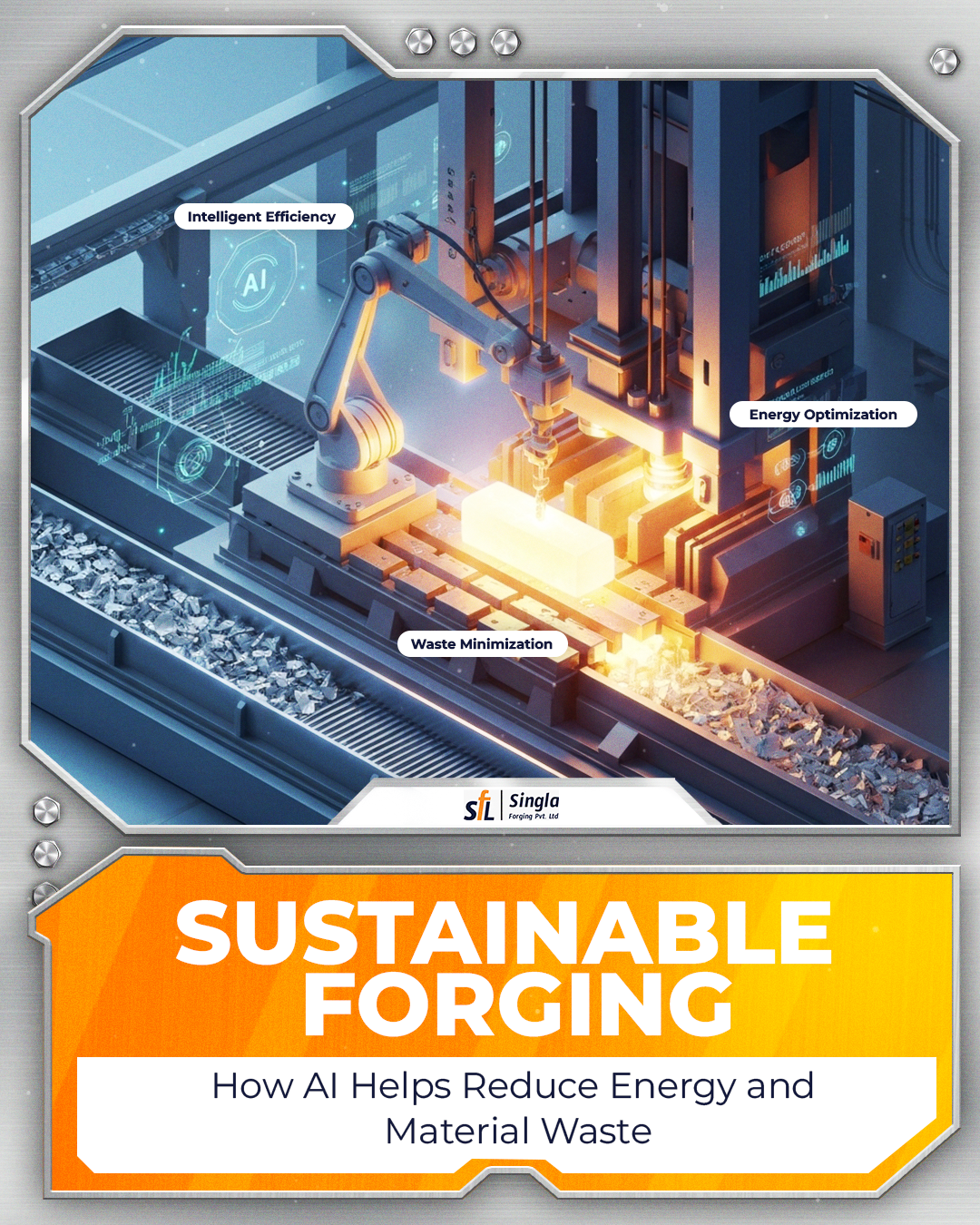 Sustainable Forging: How AI Helps Reduce Energy and Material Waste