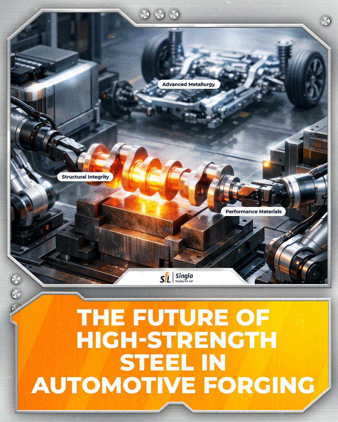 The Future of High-Strength Steel in Automotive Forging