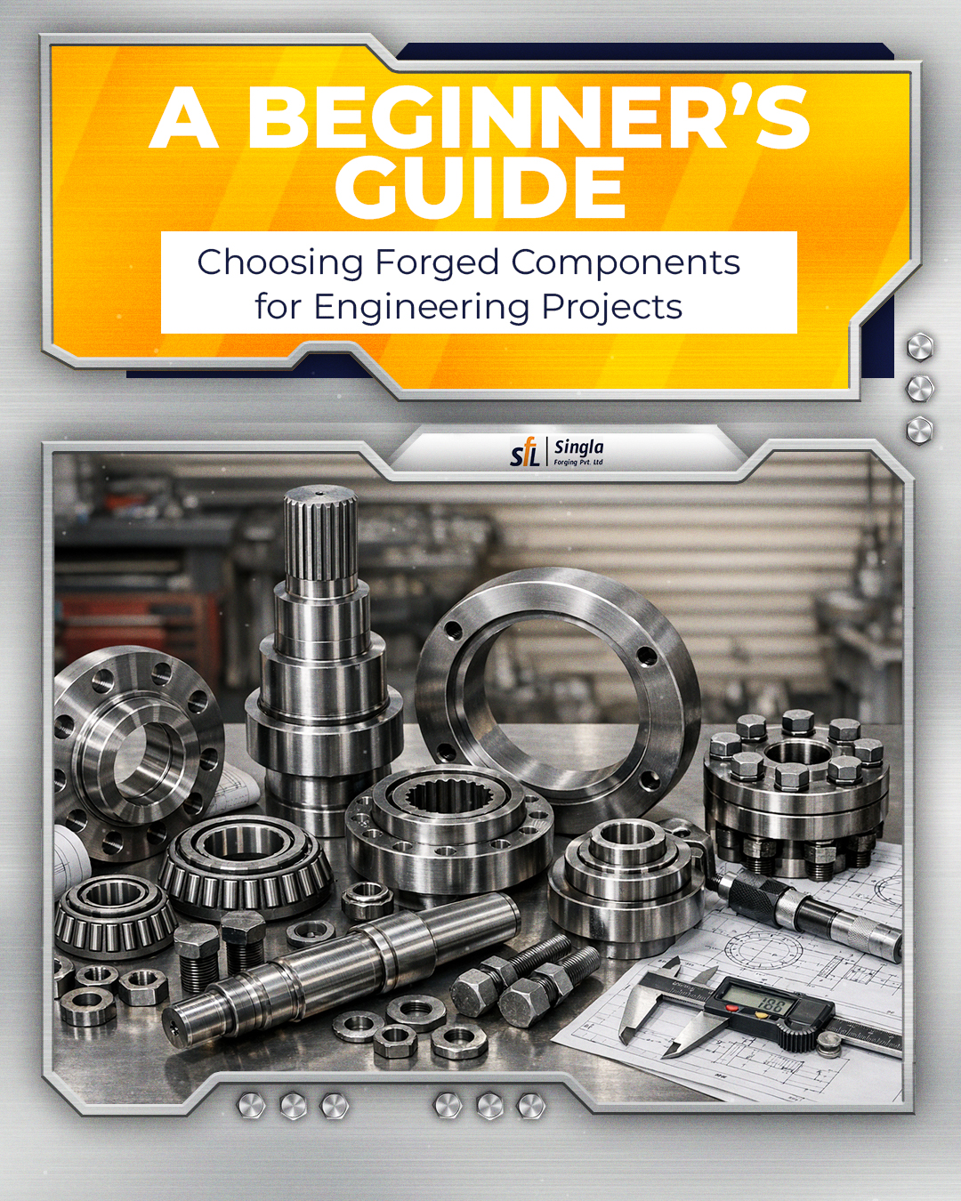 A Beginner’s Guide to Choosing Forged Components for Engineering Projects